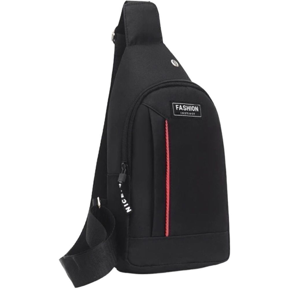 NEW Black ChestโBack Shoulder SlingโBag